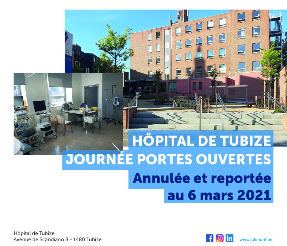 Hôpital de Tubize - La journée portes ouvertes reportée